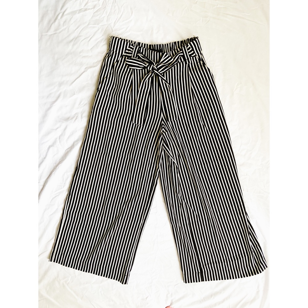 Zara Wide-leg striped pants
